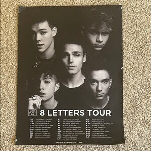Why Don’t We 8 Letters Tour Poster